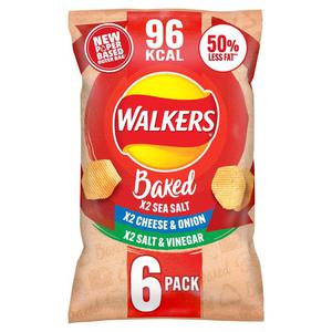 Walkers Baked Variety Multipack Snacks Crisps