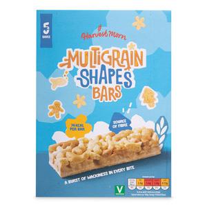 Harvest Morn Multigrain Shapes Caramel Flavoured Cereal Bars 5x18g