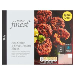 Tesco Finest Red Onion & Sweet Potato Bhajis 138G