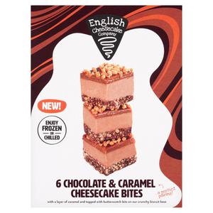 English Cheesecake Company Chocolate And Caramel Cheesecake Bites