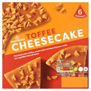 Morrisons Toffee Cheesecake