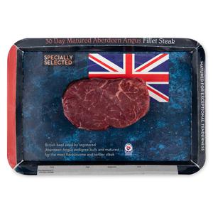 Specially Selected 30 Day Matured Aberdeen Angus Beef Fillet Steak 170g