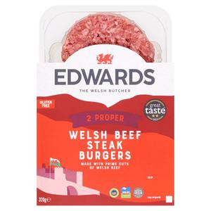 Edwards Of Conwy Edwards 2 Steak Burgers