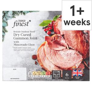 Tesco Finest Dry Cure Gammon with Muscovado Glaze Serves 6