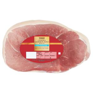 Tesco Unsmoked Bone In Gammon Joint