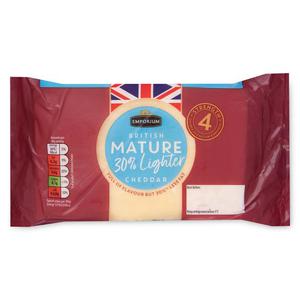 Emporium British Mature 30% Lighter Cheddar 400g