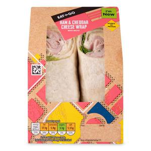 Eat & Go Ham & Cheddar Cheese Wrap 1 Pack