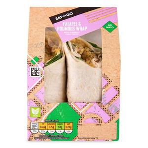 Eat & Go Falafel & Houmous Wrap 1 Pack