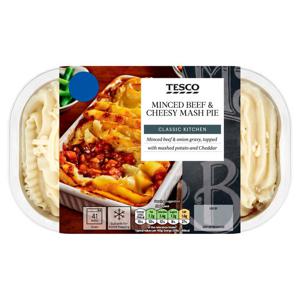 Tesco Minced Beef & Cheesy Mash Pie 800G