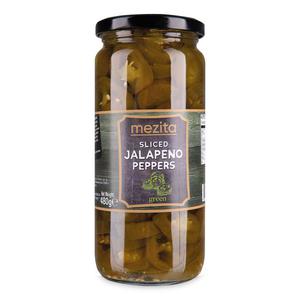 Mezita Sliced Green Jalapeno Peppers 480g