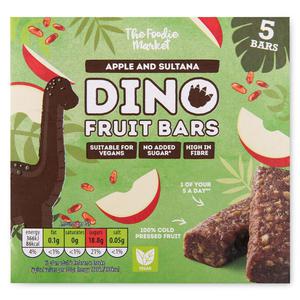 The Foodie Market Apple & Sultana Dino Fruit Bars 5x30g