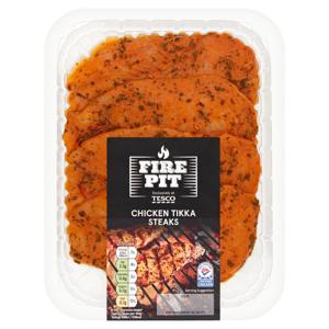 Tesco Fire Pit Chicken Tikka Steaks 300G