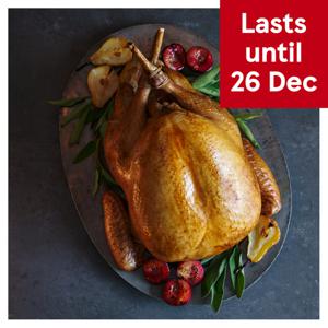 Tesco Basted Whole Turkey Medium 4.5kg-5.99kg Serves 11-14