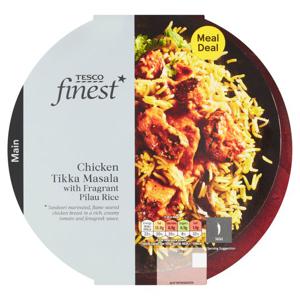 Tesco Finest Chicken Tikka Masala & Fragrant Pilau Rice 660G