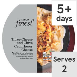 Tesco Finest Three Cheese & Chive Cauliflower Cheese 350G