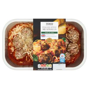 Tesco Italian Style Meatballs 600G