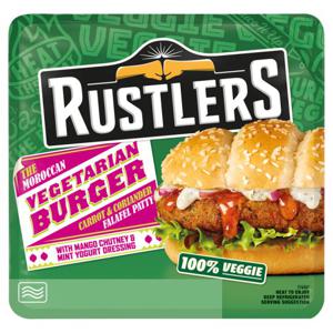 Rustlers Moroccan Vegetarian Burger 154G