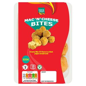 Heat & Enjoy Mac 'N' Cheese Bites 160G