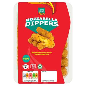 Heat & Enjoy Mozzarella Dippers 200G