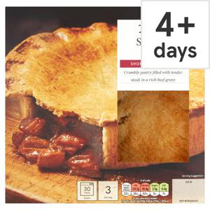 Tesco Steak Shortcrust Pie 500G