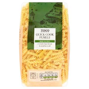 Tesco Quick Cook Fusilli Pasta 500G