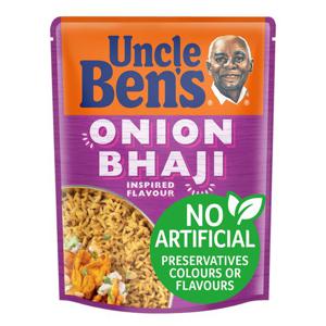 Uncle Bens Rice Onion Bhaji Microwave Rice 250G