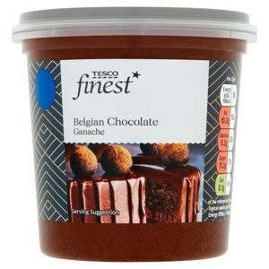 Tesco Finest Belgian Chocolate Ganache 400G