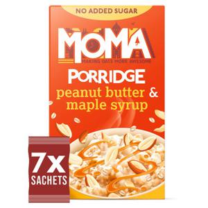 Moma Jumbo Oat Porridge Peanut Butter & Maple Syrup 7 X 35G