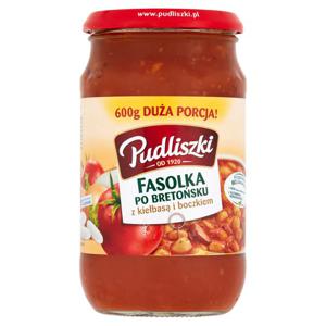 Pudliszki Beans Sausage & Bacon In Tomato Sauce 600G