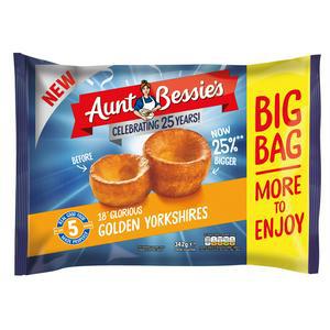 Aunt Bessie's Glorious Golden Yorkshire Puddings x18 342g