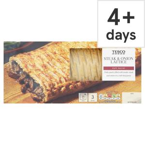 Tesco Steak & Onion Lattice Bar 500G