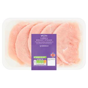 Sainsbury's Turkey Breast Steaks 600g