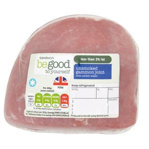 Sainsburys Unsmoked British Gammon Joint, Be Good To Yourself (approx. 900g)