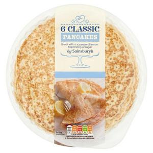 Sainsbury's Plain Pancakes x6 375g