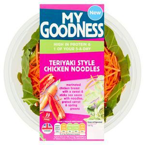 Sainsbury's My Goodness! Teriyaki Style Chicken Noodles 380g