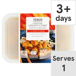 TescoChinese Chicken Curry & Rice 450G