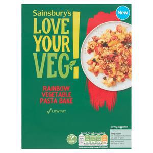 Sainsbury's Love Your Veg! Vegan Rainbow Vegetable Pasta Bake 400g