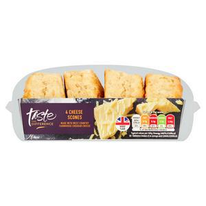 Sainsbury's Farmhouse Cheese Scones, Taste Difference x4