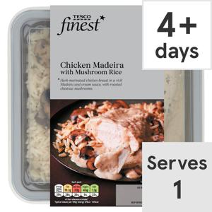 Tesco Finest Chicken Madeira & Mushroom Rice 450G