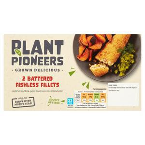 Plant Pioneers Battered Fishless Fillets x2 180g