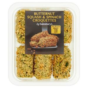 Sainsbury's Butternut Squash & Spinach Croquettes 225g