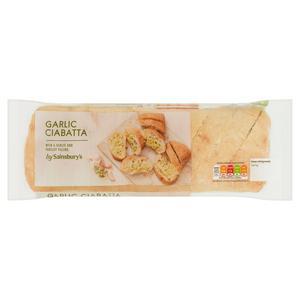 Sainsbury's Garlic Ciabatta 260g