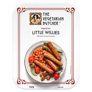 The Vegetarian Butcher Vegetarian Little Willies High Protein Soy Based Sausages x6 160g