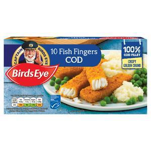 Birds Eye Fish Fingers Cod x10 280g