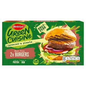 Birds Eye Green Cuisine Meat-Free Burgers x2 200g