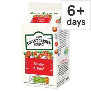 New Covent Garden Plum Tomato & Sweet Basil Soup 600G