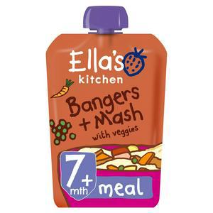 Ella's Kitchen Organic Bangers and Mash Baby Pouch 7+ Months 130g