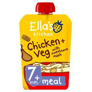 Ella's Kitchen Organic Chicken and Veg Baby Pouch 7+ Months 130g