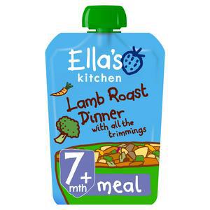 Ella's Kitchen Organic Lamb Roast Dinner Baby Pouch 7+ Months 130g