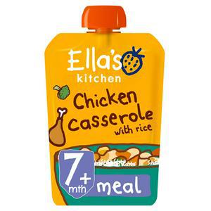 Ella's Kitchen Organic Chicken and Rice Casserole Baby Pouch 7+ Months 130g